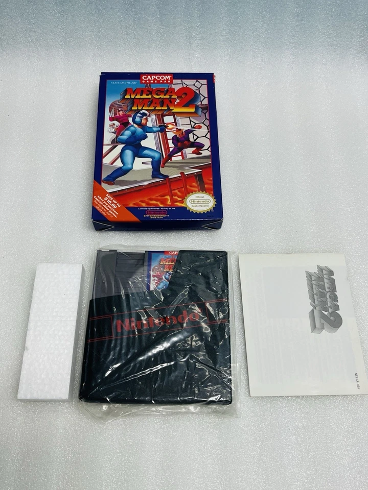 NES Nintendo MEGA MAN 2 полный CIB коробка игры карта Capcom фиолетовый - Изображение 1 из 4