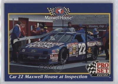 1992 Pro Set Maxwell House Racing Car 22 Maxwell House at Inspection #8 - Image 1 of 2