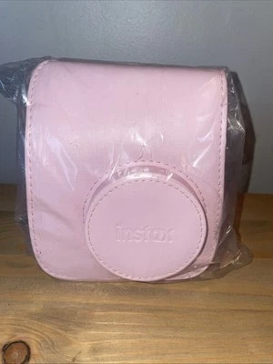富士 Instax Mini 11 合成皮革保护壳,腮红粉色 全新 — 第 1/4 张图片