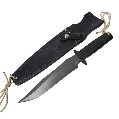 Cuchillo SOG Tigershark acero al carbono SEKI Japón negro Foto 1 de 4