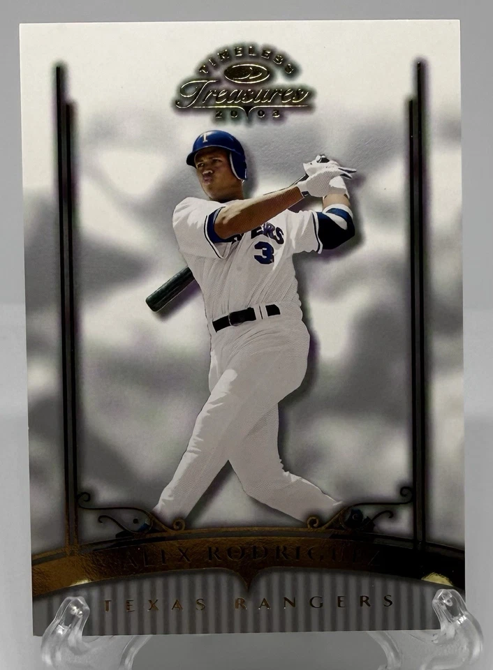 2003 Donruss Timeless Treasures Alex Rodriguez #5 /900 Texas Rangers HOF - Image 1 of 2