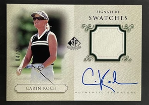 2004 SP Signature Golf Swatches Authentic Signature Carin Koch #SS-CK /25 - Picture 1 of 2