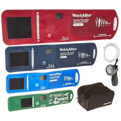 Welch Allyn 5098-30 DS66 gatillo aneroide con kit de cuatro puños y estuche con cremallera Foto 1 de 4