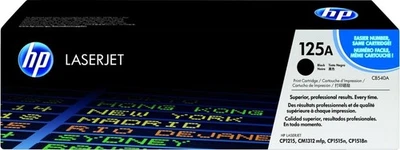 HP 125A Genuine Black Toner CB540A for HP LaserJet CP1215 CP1515n CM1312 Printer - Image 1 of 3