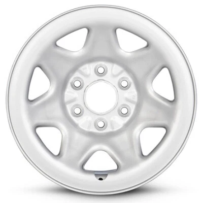 OEM Wheel For 2014-2019 GMC Sierra 1500 17 Inch Silver Steel Rim - Image 1 of 4