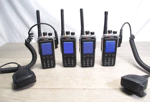 Advanced Wireless Communications DWR-D7500 Two Way Radio Lot Of 4 Tested - Picture 1 of 15