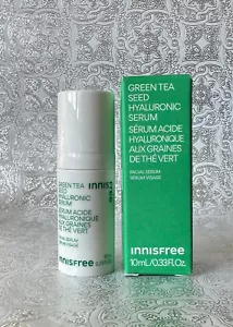 INNISFREE GREEN TEA HYALURONIC SERUM TRIAL SIZE 10 ML/0.33 FL.OZ NEW IN BOX - Picture 1 of 3