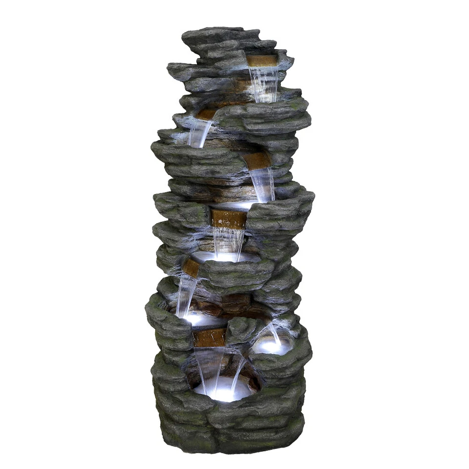 Ubbink CORTE - Polyresin, Kaskade mit integriertem Wasserfall;  - Bild 1 von 1