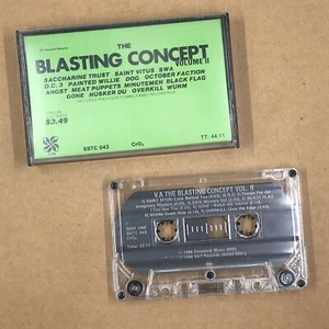 BLASTING CONCEPT Cassette Tape 80s Punk Hardcore BLACK FLAG HUSKER DU MINUTEMEN - Picture 1 of 7