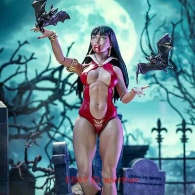 Frazetta Girls Vampire Vampirella 1/12 Scale Action Figure Collectible In Stock - Image 1 of 4