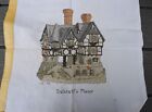 Finished cross stitch Falstaff&#39;s Manor David Winter Cottages
