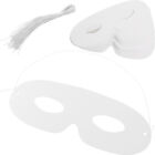 40 leere Papiermasken zum Bemalen für Halloween, Karneval und Maskenball