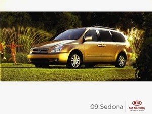 2009 KIA SEDONA MINIVAN—22 PAGE U.S. DEALER SALES BROCHURE—NEW NOS - Picture 1 of 1