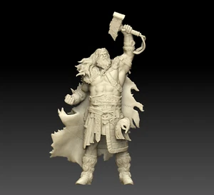 Thor Fantasy Miniature Super Hero Pathfinder Tabletop Game RPG RN Estudio SYZ - Picture 1 of 1