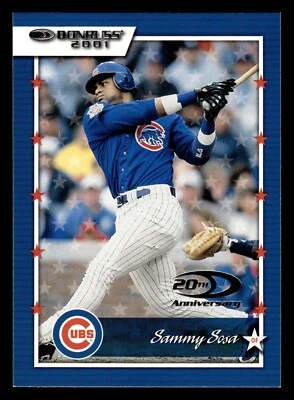2001 Donruss - #23 Sammy Sosa - Chicago Cubs - Image 1 of 2
