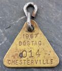 1967 Chesterville, Ontario, Canada Brass Dog Tax Tag License