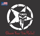 Toyota TRD Skull Star Vinyl Decal Sticker For Tundra Tacoma Racing 4X4 Sport 