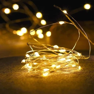 Luci Stringa, Catena Luminose Con 8 Modalità Di Illuminazione, Luci Natale - Foto 1 di 17