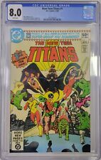 D.C. Comics NEW TEEN TITANS #1 1980 CGC 8.0 GEORGE PEREZ COVER WHITE PAGES