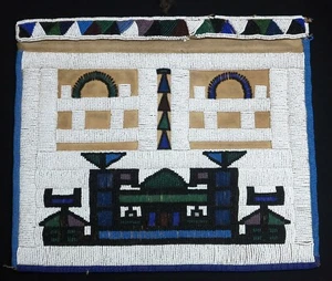 Old Fine Ndebele Beaded Apron - PEPETU - South Africa - Picture 1 of 6