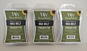 Woodwick Frasier Fir Hourglass Wax Melts - 3 Oz ea - 3 Packs - Picture 1 of 5