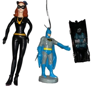 LOTE FIGURA APLAUSOS BATMAN 1988, Bendy Cat Woman y Hot Wheels Batimóvil - Imagen 1 de 5