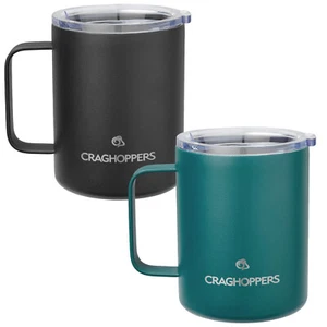 Taza de viaje aislada Craghoppers 350 ml doble pared mango de transporte frío caliente - Imagen 1 de 3