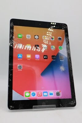 Apple iPad 5. Gen. (2017) A1822  32GB Wifi Space Grau Displayschaden #5268 - Bild 1 von 4