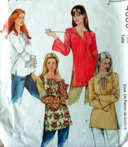 McCALLS 4080 - Misses Tops/ Tunic Sewing Pattern - Sizes Lrg-Xlg - Picture 1 of 4