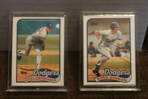1989 Topps Doubleheaders All-Stars - LOS ANGELES DODGERS Team Set