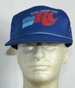 Gorra gorra vintage años 90 competición Royal Crown Cola malla trasera Snapback - Imagen 1 de 5