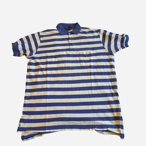 Vintage Polo Ralph Lauren "The Big Shirt" in blue and white stripes - Picture 1 of 8