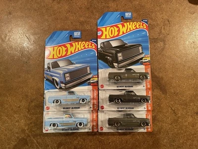 Hot Wheels 2025 Chevy Silverados Lot x5 - Image 1 of 3