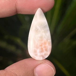 17,10 ct natürlicher indonesischer rosa Larimar Cabochon - Thomsonit Edelstein Kristall - Bild 1 von 4