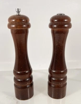 "OLDE THOMPSON 10"" DE ALTO NOGAL HOTEL MADERA PIMIENTA MOLINO con acero al carbono y batido de sal" Foto 1 de 4