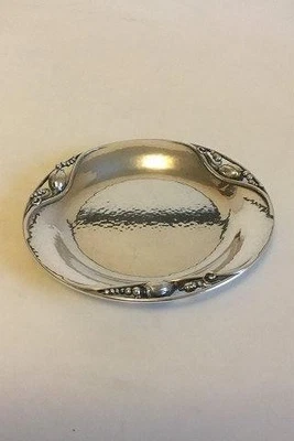 Bandeja Botella Flor Plata Esterlina Georg Jensen Nº 2A Foto 1 de 4