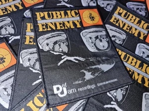 1x Public Enemy 1989 Turntable DJ Def Jam 12x10,5cm Patch Aufnäher Neu Rap - Imagen 1 de 2