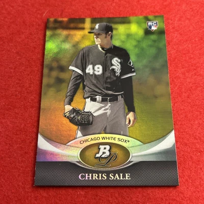 2011 Chris Sale Bowman Platinum #35 (RC) Gold Parallel Rookie Card - Image 1 of 4