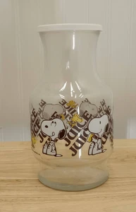 Vintage Snoopy & Woodstock Saftglas Krug, Anker Hocking. Eine aus einer Sammlung - Bild 1 von 9
