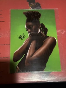 Little Simz Autographed Photo Sometimes I Might Be Introvert Lyric Sheet - Picture 1 of 4