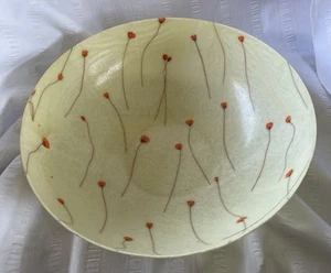 Vintage MCM Fiberglas Floral Kornblume Servierschale Mid Century - Bild 1 von 12