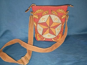 Cartera Bandolera Pequeña Texas Star Tapestry Western # B3 - Imagen 1 de 5