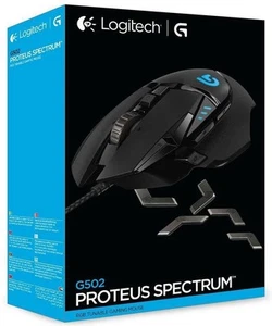Mouse Logitech G502 Proteus Spectrum RGB da Gioco - Nero - Imagen 1 de 6