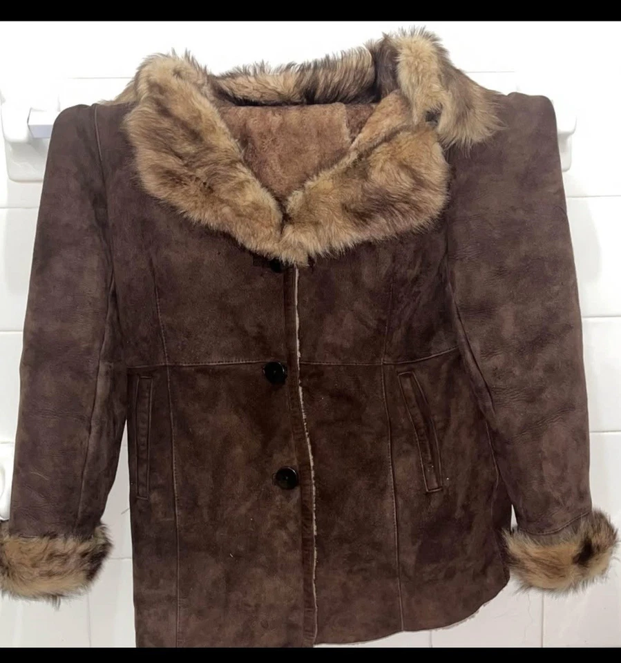 Abrigo de piel de oveja suave Blue Duck EE. UU. piel de cordero genuina Foto 1 de 1