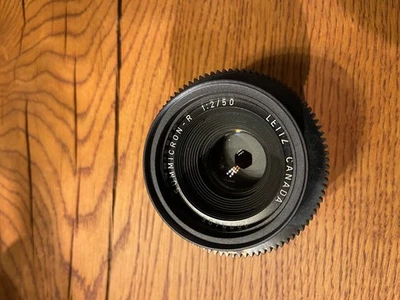 Leica R Leitz Wetzlar Summicron-R 1:2/50 mm Hecho en Canadá Foto 1 de 4