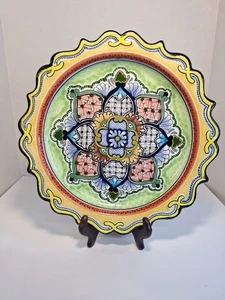 Talavera Plate, Signed Hernandez Puebla Mexico. Handmade And Painted. - Picture 1 of 6