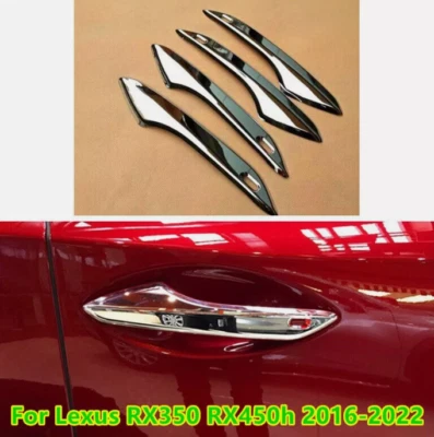 Cubierta de manija de puerta cromada para Lexus Rx350 Rx450h 2016-2022 Foto 1 de 4