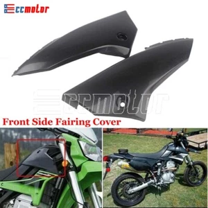 Black Front Side Air Box Covers Plastic for Kawasaki KLX250 2008-2019 KLX250S SF - Picture 1 of 10