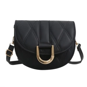 Crossbody Bags for Women Shoulder Bag PU Leather Bag Saddle Clutch Purse Handbag - Picture 1 of 6