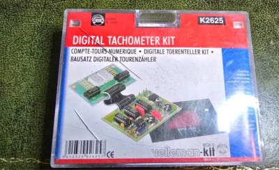 Velleman K2625 Contagiri digitale per auto moto DIGITAL CAR MOTORBIKE TACHOMETER - Image 1 of 3